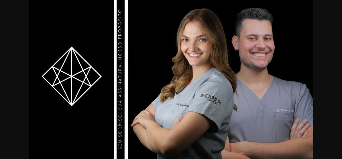 Dr. Matheus Luque e Dra. Lethicia Zerial, equipe da Eximium Odontologia
